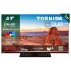 Tv toshiba 43pulgadas qled 43qv3463dg smart tv